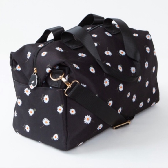 Daisy print duffle travel bag▪️ - Picture 2 of 16